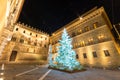 Palazzo Salimbeni at Christmas time in Siena, Italy Royalty Free Stock Photo