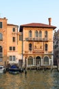 The Palazzo Salviati with its unmissable 1924 mosaic on Venice\'s main waterway. Venice, Italy