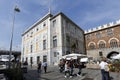 Palazzo san Giorgio decorated medieval building in Genoa Italy Royalty Free Stock Photo