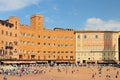 Palazzo Sansedoni in Piazza del Campo, Siena. Tuscany, Italy Royalty Free Stock Photo