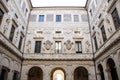 Palazzo Spada courtyard Royalty Free Stock Photo