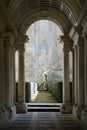 Palazzo Spada Forced perspective gallery by Francesco Borromini