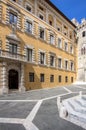 Palazzo Spannocchi on Piazza Salimbeni, Siena, Italy Royalty Free Stock Photo