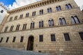 Palazzo Spannocchi on Piazza Salimbeni, Siena, Italy Royalty Free Stock Photo