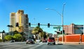 Las Vegas Strip, Palazzo, Treasure Island Hotel Casino, Nevada Royalty Free Stock Photo