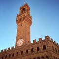 Palazzo Vecchio Arnolfo Tower in Florence