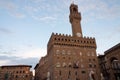 Palazzo Vecchio in Piazza della Signoria in Florence Royalty Free Stock Photo