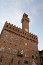 Palazzo Vecchio in Piazza della Signoria in Florence Royalty Free Stock Photo