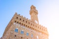 Palazzo Vecchio in Piazza della Signoria in Florence, Tuscany, Italy Royalty Free Stock Photo