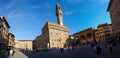 Palazzo Vecchio view from Piazza della Signoria Royalty Free Stock Photo