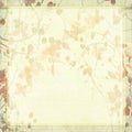 Pale Antique Floral Background