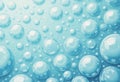 Pale blue bubble wrap texture with glossy bubbles and a smooth surface Royalty Free Stock Photo