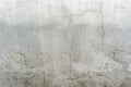 Pale color and crack of painted gray white cement wall texture background. Royalty Free Stock Photo
