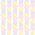 Pale color macaroon cake seamless pattern