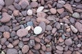 Pale, Colorful Lake Rocks Texture Royalty Free Stock Photo