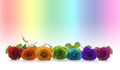 Colour Healing Therapy concept background message banner Royalty Free Stock Photo