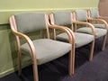 Pale Green Chairs in Waiting Room