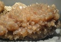 Pale Orange Calcite Crystals in a Cluster