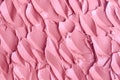 Pale pink cosmetic clay alginate facial mask, face cream, body wrap texture close up, selective focus. Abstract rose background Royalty Free Stock Photo