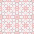 Pale pink flower mosaic detailed seamless textured pattern background