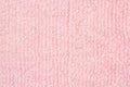 Pale pink plush lined fabric background