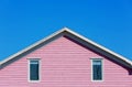 Pale pink roof top in Magdalein island Royalty Free Stock Photo