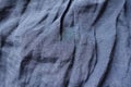 Pale blue cotton and polyester fabric in soft folds Royalty Free Stock Photo