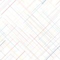Pale seamless pattern. Diagonal random lines. Delicate colors.