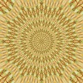 Pale vibrant tile mandala Royalty Free Stock Photo