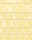 Yellow Triangles Geometric Seamless Pattern Background. Royalty Free Stock Photo