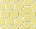 Seamless Yellow Hexagonal Tiles Background Pattern. Royalty Free Stock Photo