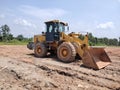 Photo of Excavation Earthmoving, Wheel loader, buldozer Royalty Free Stock Photo