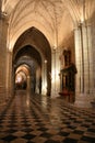 Palencia cathedral interior Royalty Free Stock Photo