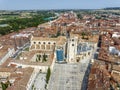Palencia city, panoramic view Royalty Free Stock Photo