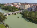 Palencia city, panoramic view Royalty Free Stock Photo