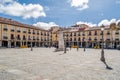 Urban landscape, main square of Palencia, Spain