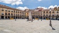 Urban landscape, main square of Palencia, Spain Royalty Free Stock Photo