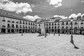 Urban landscape, main square of Palencia, Spain Royalty Free Stock Photo