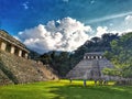 Palenque archaeological site, Chiapas. Mexico Royalty Free Stock Photo