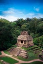 Palenque, Maya city in Chiapas, Mexico Royalty Free Stock Photo