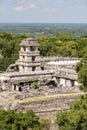 Ancient Mayan Palace Palenque Royalty Free Stock Photo