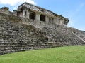 Palenque Palace in Chiapas Mexico Royalty Free Stock Photo