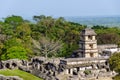 Palenque Palace Royalty Free Stock Photo