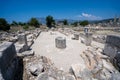 Paleo Byzantian Christian Church in Letoon ancient city. Letoon was the religious centre of Xanthos and the Lycian League.