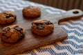 Paleo chocolate chunk tahini cookies. salty cookies