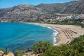 Paleochora beach on Crete island. Greece. Lybian sea Royalty Free Stock Photo