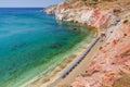 Paleochori beach, Milos island, Cyclades, Greece Royalty Free Stock Photo