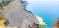 Cape Drastis with nearby islands Royalty Free Stock Photo