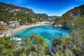 PALEOKASTRITSA, CORFU, GREECE, beautiful beach in greece.