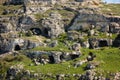 Rupestrian Churches Park. Matera. Basilicata. Apulia or Puglia. Italy Royalty Free Stock Photo